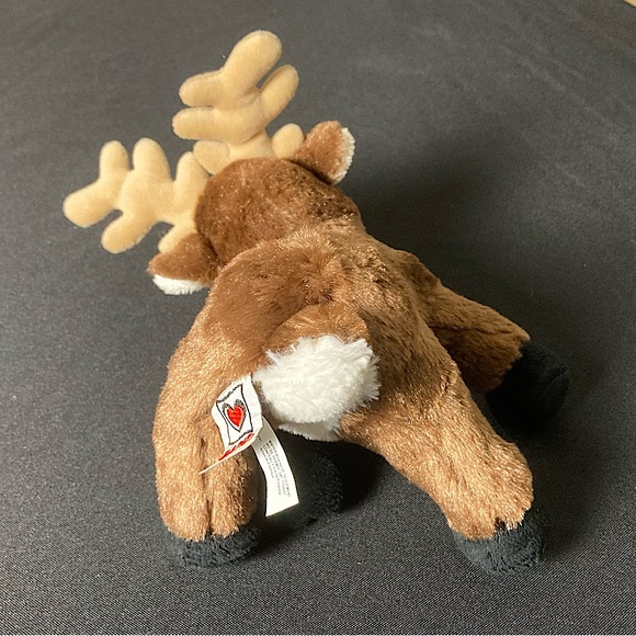 ⭐️ Almost Vintage 2007 Ganz Webkinz Reindeer Plush No Code - Picture 6 of 15